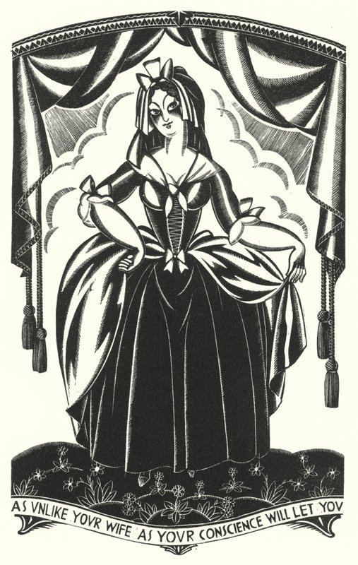 Illustration für Tristram Shandy von Laurence Sterne von John Austen