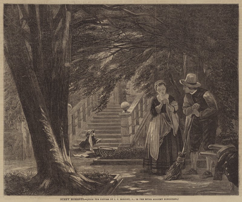 Sonnige Momente von John Callcott Horsley