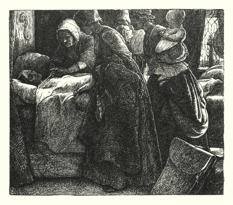 Der Herr von Burleigh von John Everett (after) Millais