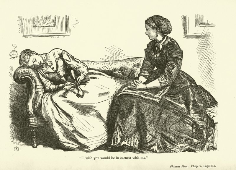 Illustration für Phineas Finn von Anthony Trollope von John Everett Millais