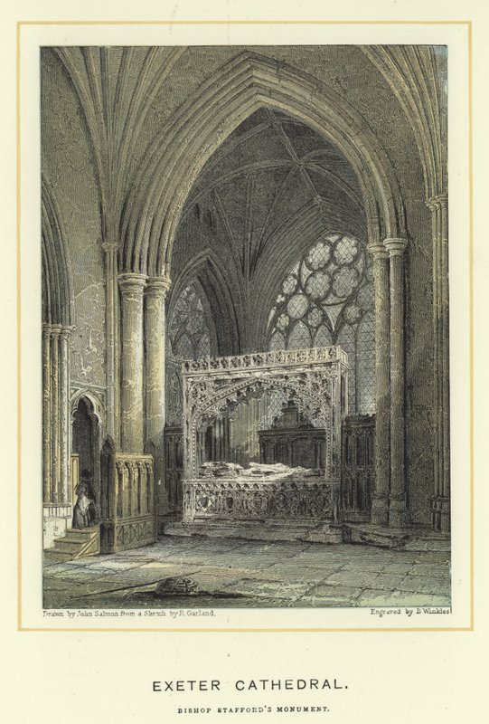 Exeter Kathedrale, Bischof Staffords Denkmal von John Francis Salmon