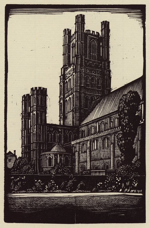 Ely Cathedral: Vom Garten des Dekans von John Frederick Greenwood