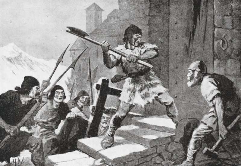 Aufstand der Menschen von Appenzell und St. Gallen von John Harris Valda
