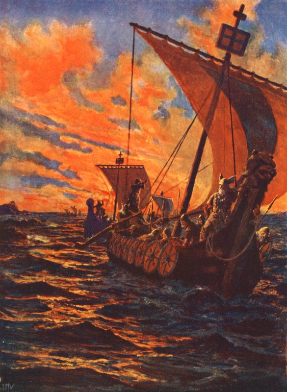 Die Rückkehr der Wikinger von John Harris Valda