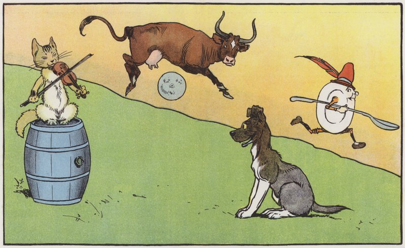 Der kleine Hund lachte, um solchen Sport zu sehen von John Hassall
