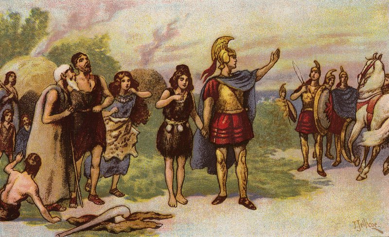 Ebrauc gründet Caer Ebrauc, York, 800 v. Chr. von John Jellicoe