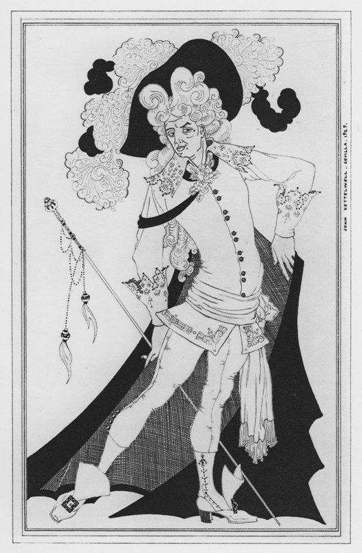 Illustration für Der Lauf der Welt von William Congreve von John Kettelwell