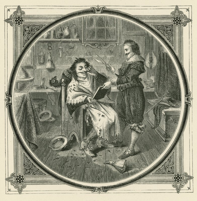 Wer gut rasieren lernen will, sollte zuerst an einem Narrenbart üben von John Leighton