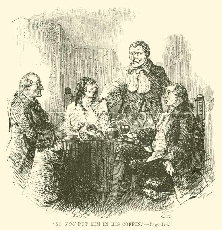 Illustration für Eine Geschichte aus zwei Städten von Charles Dickens von John McLenan