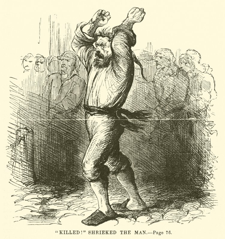 Illustration für Eine Geschichte aus zwei Städten von Charles Dickens von John McLenan
