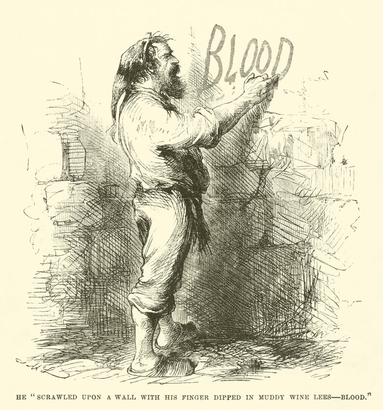 Illustration für Eine Geschichte aus zwei Städten von Charles Dickens von John McLenan