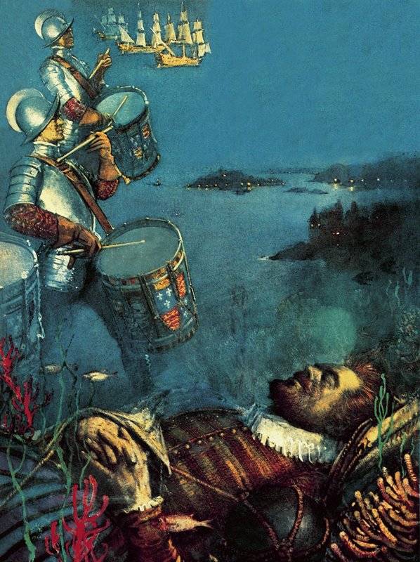 Drakes Trommel von John Millar Watt