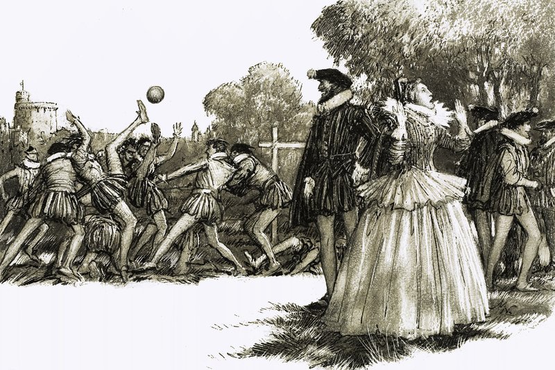 Königin Elizabeth I. war entsetzt über den brutalen Sport von John Millar Watt