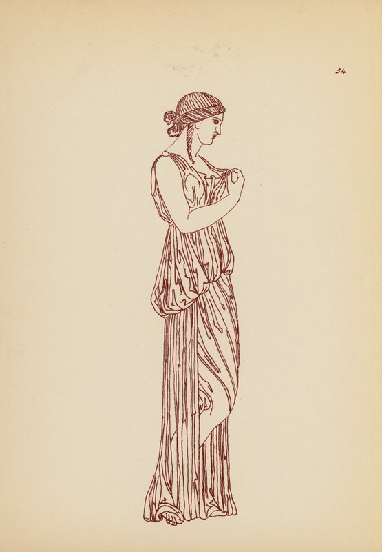 Antikes griechisches Frauenkostüm von John Moyr Smith
