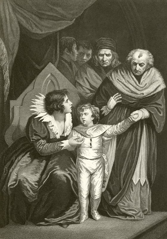 Elizabeth Woodville übergibt ihren Sohn von John Opie