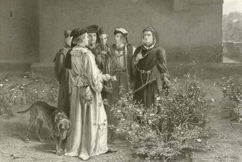 Die rivalisierenden Rosen von John Pettie