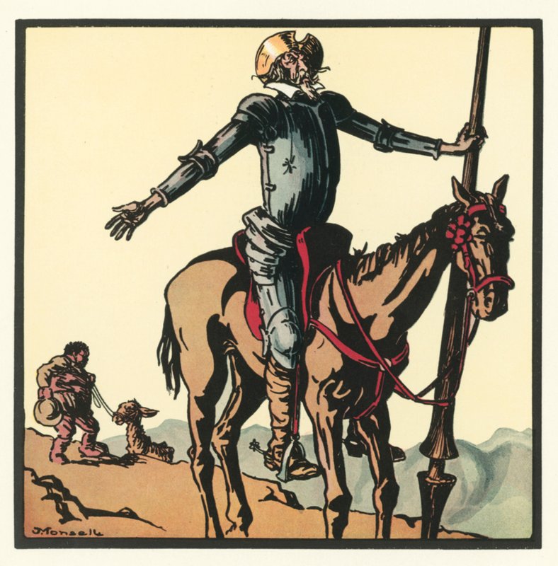 Kensington Reime: Don Quixote von John Robert (after) Monsell