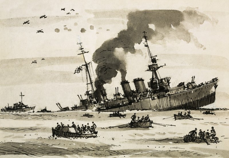 Nach der Malta-Operation 1942 wurde die Kairo von britischen Zerstörern versenkt von John S. Smith
