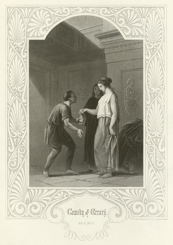 Komödie der Irrungen, Akt IV, Szene ii von Joseph Kenny Meadows