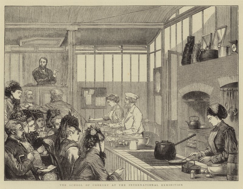 Die Kochschule auf der Internationalen Ausstellung von Joseph Nash