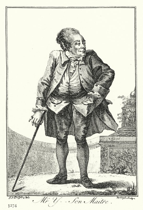 Herr Y, sein Meister von Joseph Franz von (after) Goez