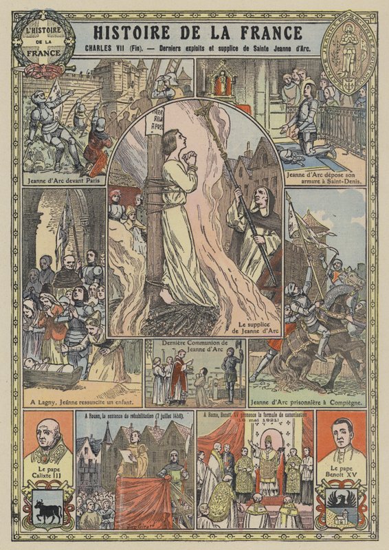Die letzten Taten und die Hinrichtung von Jeanne d