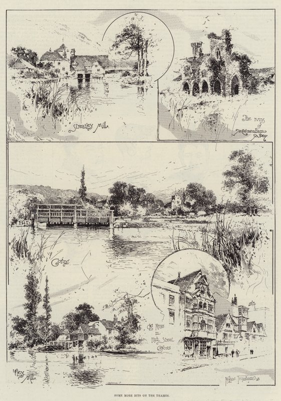 Noch mehr Stücke auf der Themse von Joseph Holland Tringham