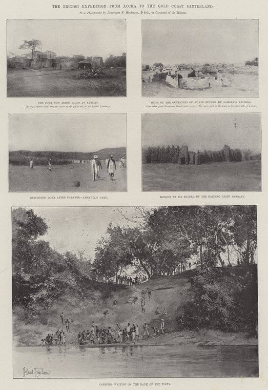 Die britische Expedition von Accra ins Hinterland der Goldküste von Joseph Holland Tringham