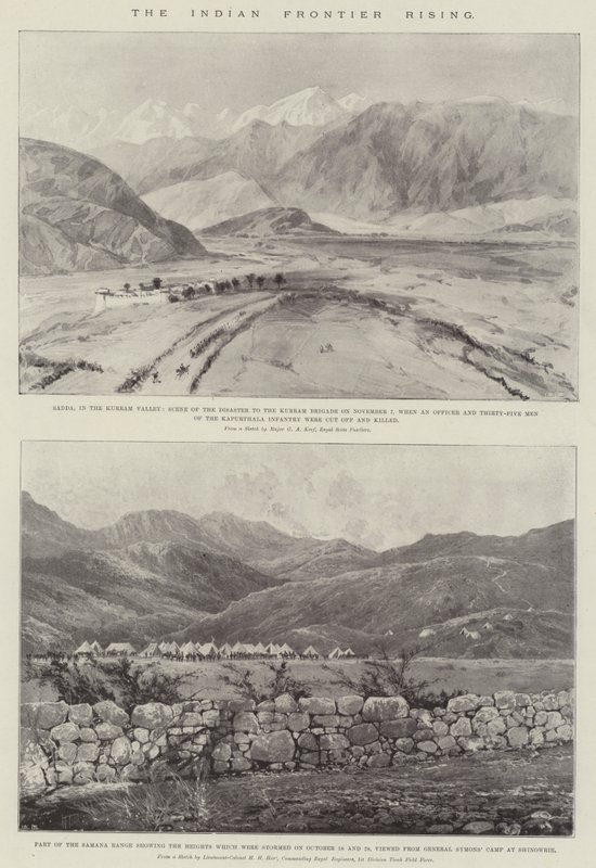 Der indische Grenzaufstand von Joseph Holland Tringham