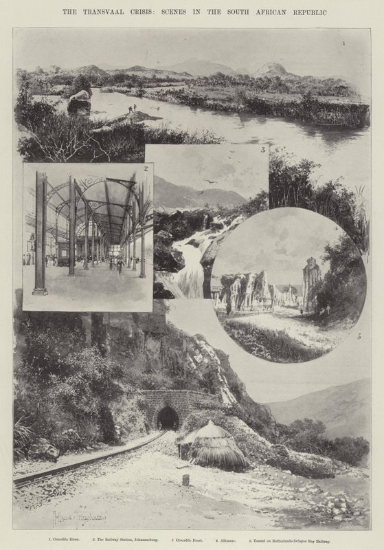 Die Transvaal-Krise, Szenen in der Südafrikanischen Republik von Joseph Holland Tringham