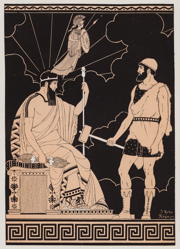 Die Geburt der Athene von Joseph Kuhn Regnier