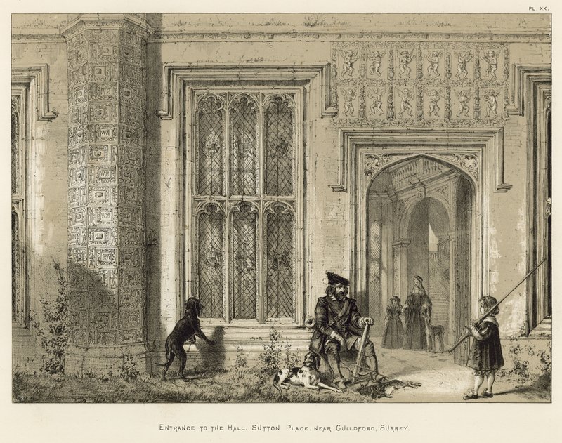 Eingang zur Halle, Sutton Place, bei Guildford, Surrey von Joseph Nash