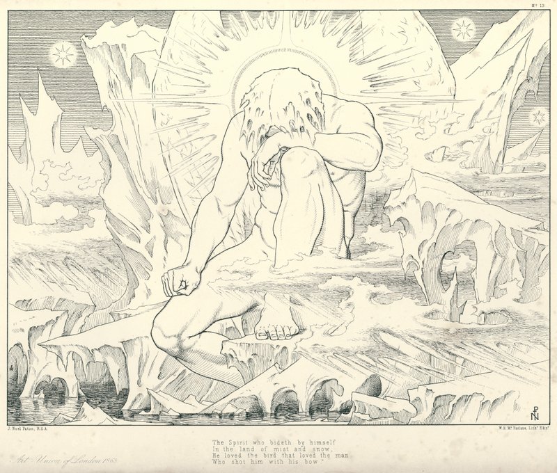 Illustration zu Coleridges Rime of The Ancient Mariner von Joseph Noel (after) Paton