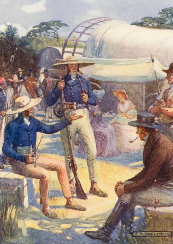 1820 Siedler und ihre Burenkonvois von Joseph Ratcliffe (after) Skelton