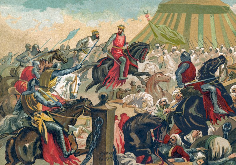 Schlacht von Las Navas de Tolosa von Juan Serra y Pausas