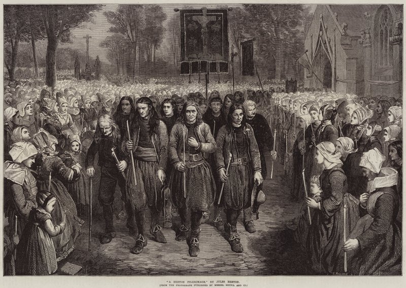 Eine bretonische Pilgerreise von Jules Breton
