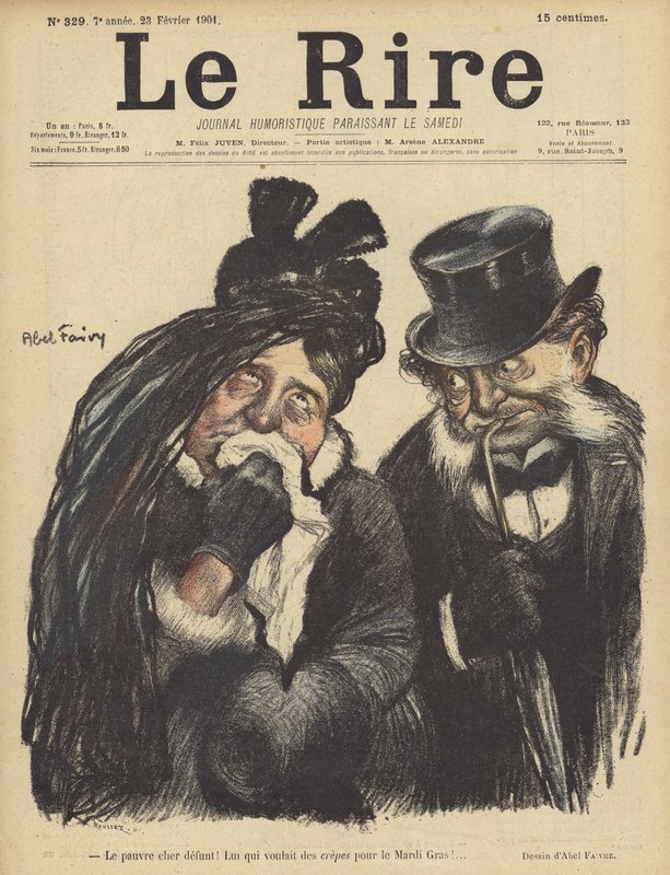 Illustration für Le Rire von Jules Abel Faivre