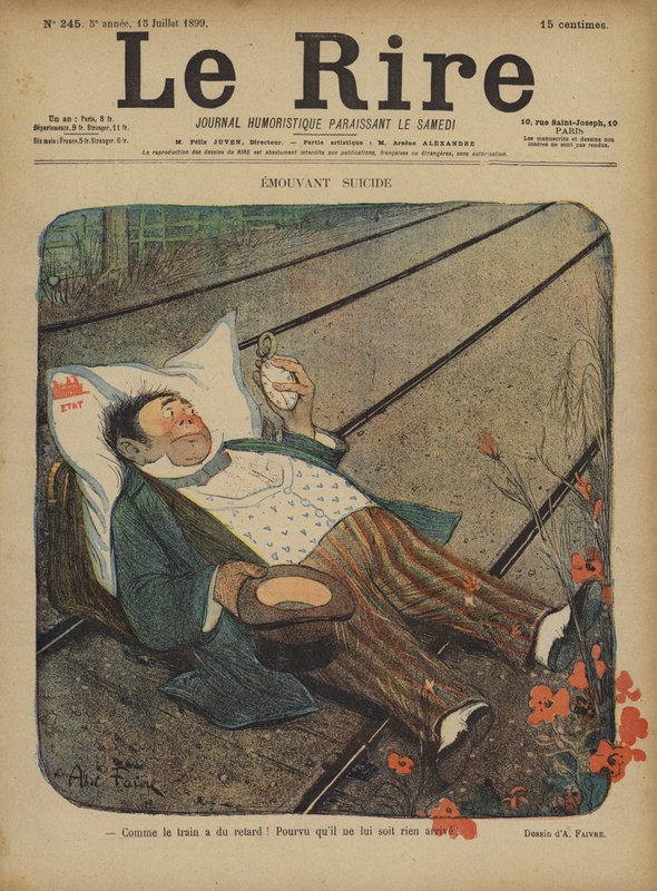 Illustration für Le Rire von Jules Abel Faivre