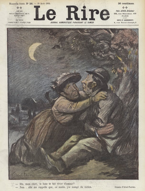 Illustration für Le Rire von Jules Abel Faivre