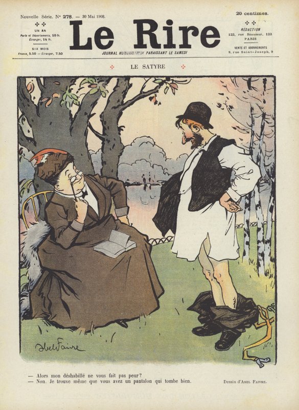 Illustration für Le Rire von Jules Abel Faivre