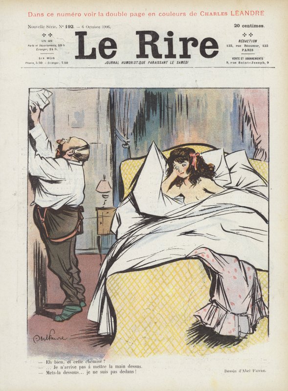 Illustration für Le Rire von Jules Abel Faivre