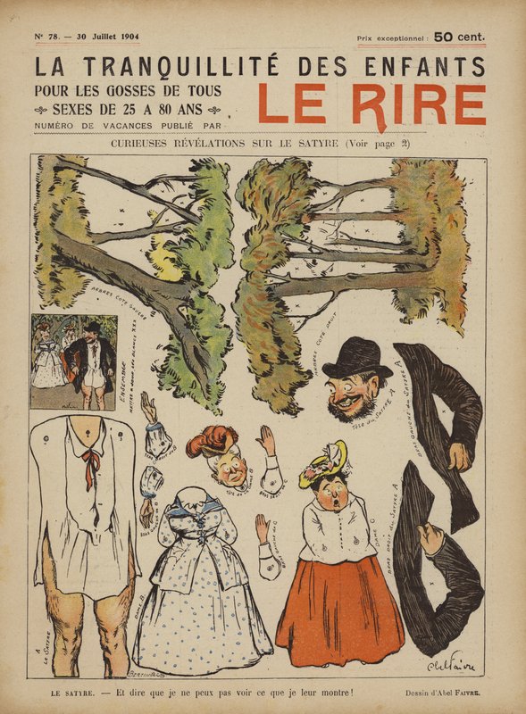 Illustration für Le Rire von Jules Abel Faivre