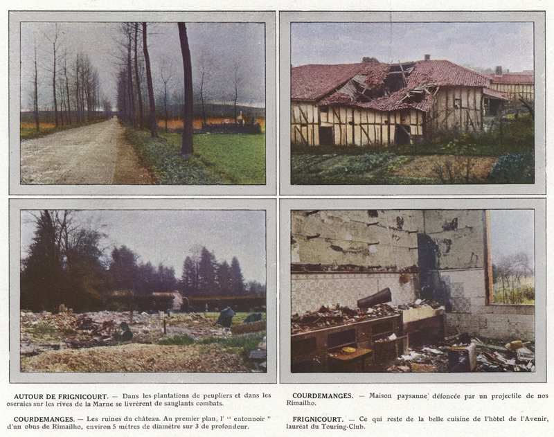 Rund um Frignicourt, Courdemanges, Courdemanges, Frignicourt von Jules Gervais Courtellemont