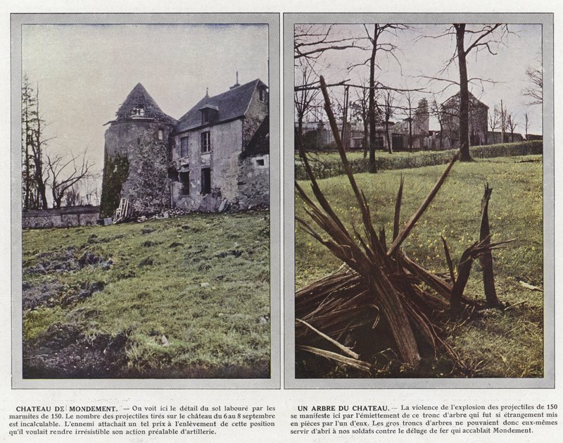 Schloss Mondement, Ein Baum des Schlosses von Jules Gervais Courtellemont