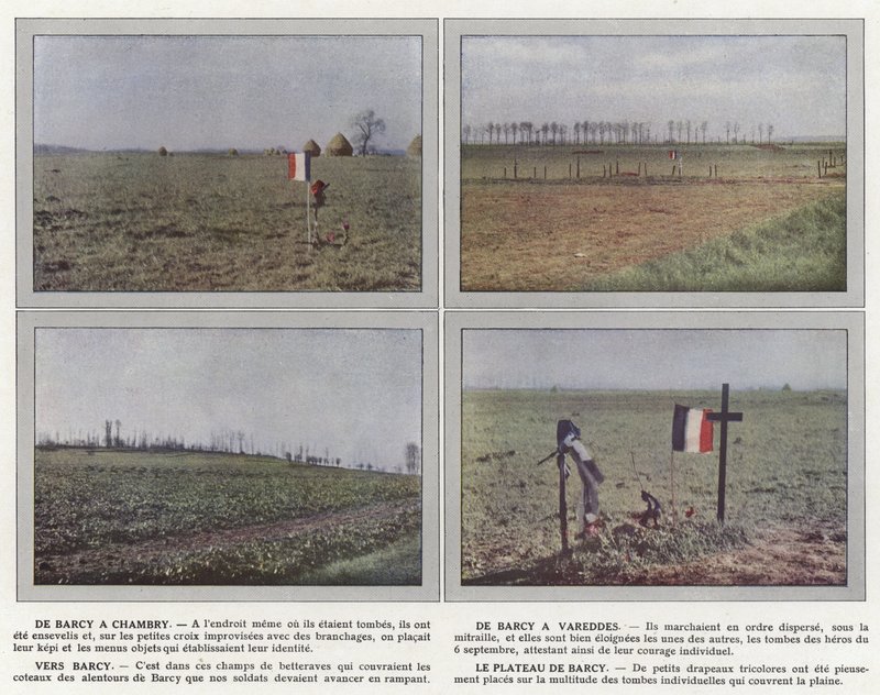 Von Barcy nach Chambry, von Barcy nach Vareddes, Richtung Barcy, das Plateau von Barcy von Jules Gervais Courtellemont