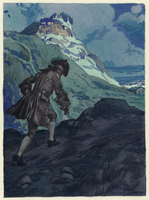 Illustration für die Memoiren von Casanova von Jules Marie Auguste Leroux
