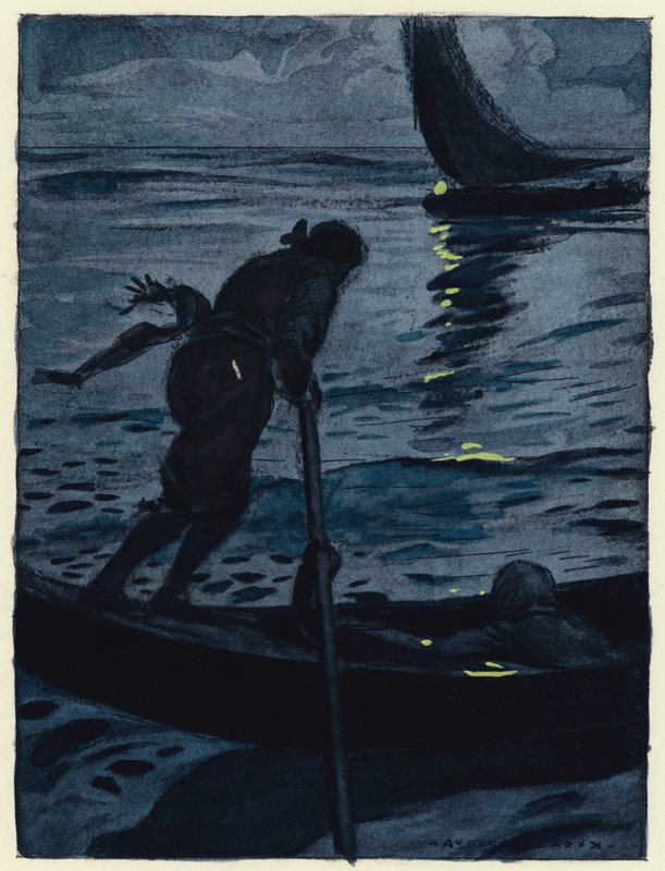 Illustration für die Memoiren von Casanova von Jules Marie Auguste Leroux
