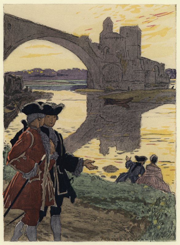 Illustration für die Memoiren von Casanova von Jules Marie Auguste Leroux