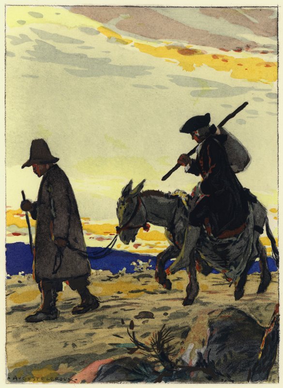 Illustration für die Memoiren von Casanova von Jules Marie Auguste Leroux