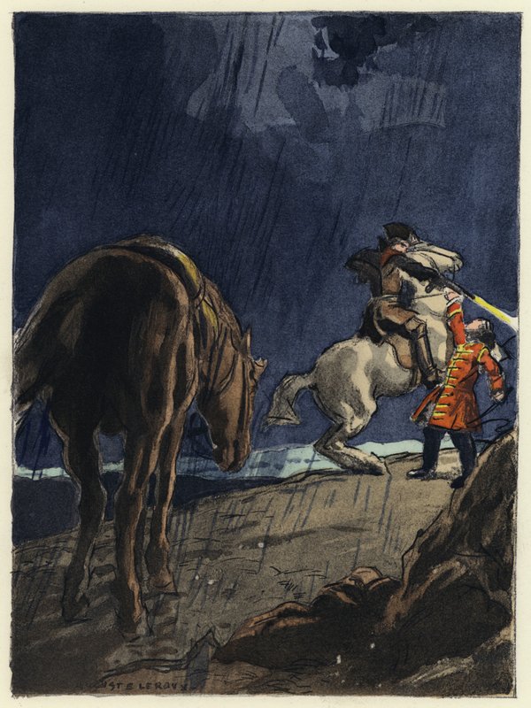Illustration für die Memoiren von Casanova von Jules Marie Auguste Leroux